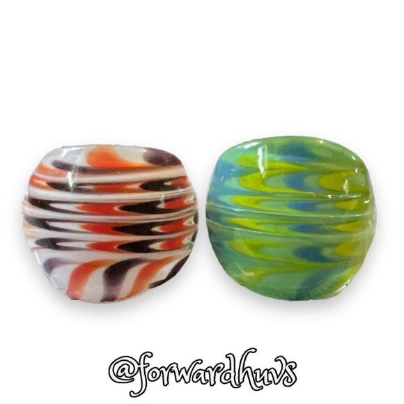 Hand-Blown Artisanal Glass Ring - Size 8.25 - Picture 10 of 11